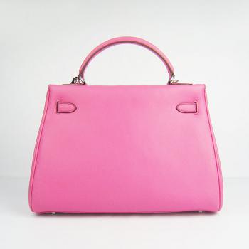 Hermes Original leather 6108 Ladies 2way Pink Bag