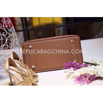 Hermes Handbag Handbag Brown