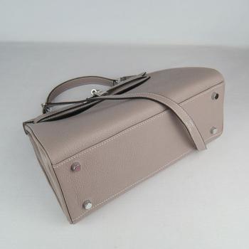 Hermes Kelly 6108 2way Grey Handbag