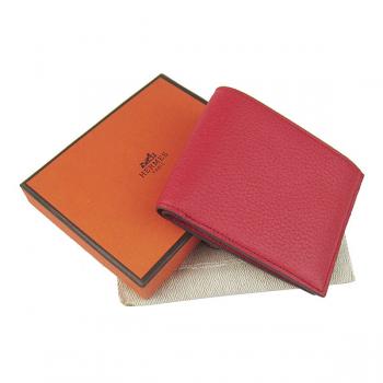 Hermes Wallet H014 Ladies Wallet Red