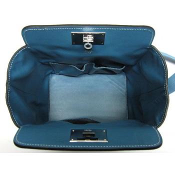 Hermes Toolbox H1220M Ladies Blue Replica