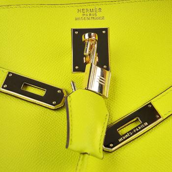 Hermes Original leather 6108 Ladies 2way Lambskin Bag