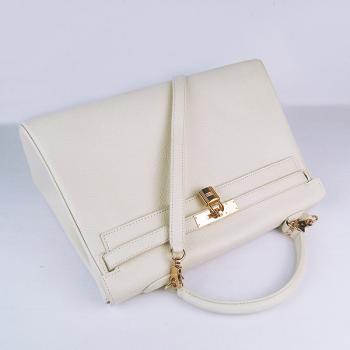 Cheap Hermes Kelly 6308 Ladies 2way Beige Bag