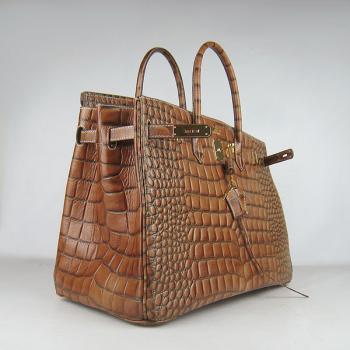 Replica Hermes Birkin 6099 Handbag Crocodile