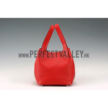 Hermes Picotin MM Red 607502