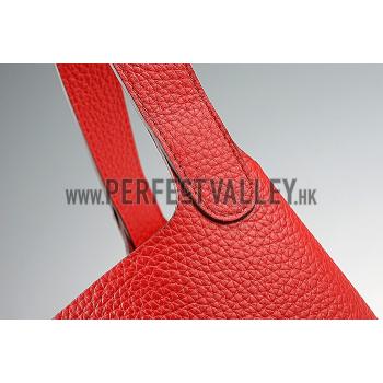 Hermes Picotin MM Red 607502