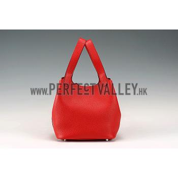 Hermes Picotin MM Red 607502