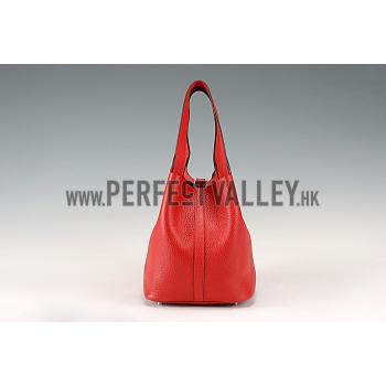 Hermes Picotin MM Red 607502