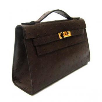 Hermes Clutches HK22 Ladies Briefcase Coffee Handbag