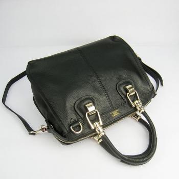 Hermes  bags 60669 Ladies Black