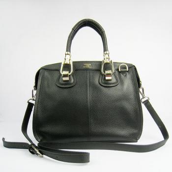 Hermes  bags 60669 Ladies Black