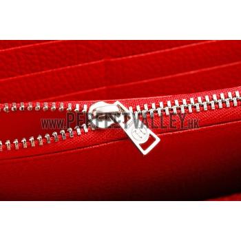 Hermes Jige Clutch Red 18926963