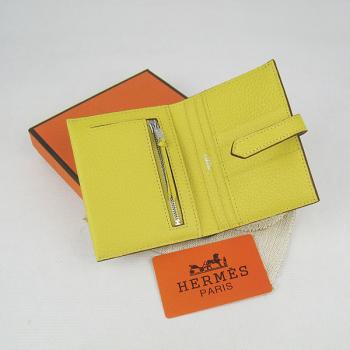 Cheap Hermes Wallet H006 Ladies Yellow