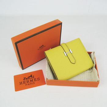 Cheap Hermes Wallet H006 Ladies Yellow