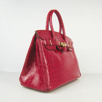 Hermes Birkin 6088 Ladies Crocodile Red Handbag