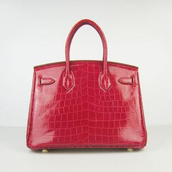 Hermes Birkin 6088 Ladies Crocodile Red Handbag