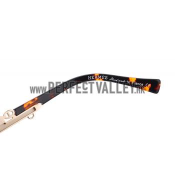 Hermes Carriage Motif Havana Sunglasses 307832