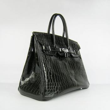 Hermes Birkin 6089 Ladies Handbag Black -03