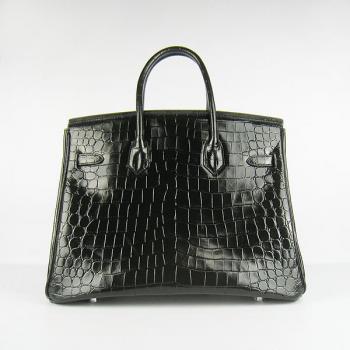 Hermes Birkin 6089 Ladies Handbag Black -03