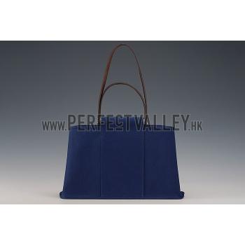 Hermes Herbag Tote Dark Blue Replica