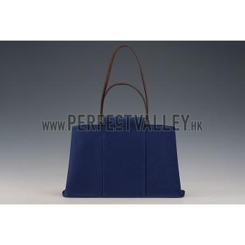 Hermes Herbag Tote Dark Blue Replica