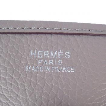 Hermes Evelyne 6309 Ladies Cow Leather Grey Handbag