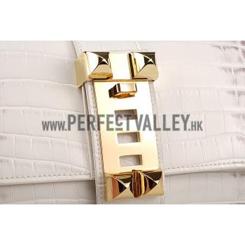 Hermes Medor Crocodile Leather Himalayan Clutch 18926681