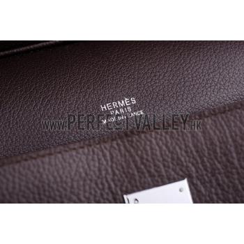 Hermes Jypsiere 28 Dark Brown