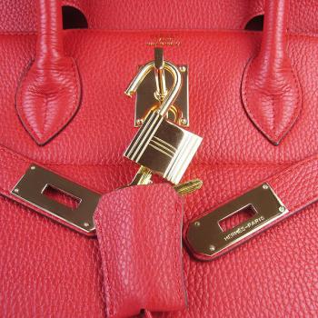 Cheap Hermes Birkin 6109 Handbag Red