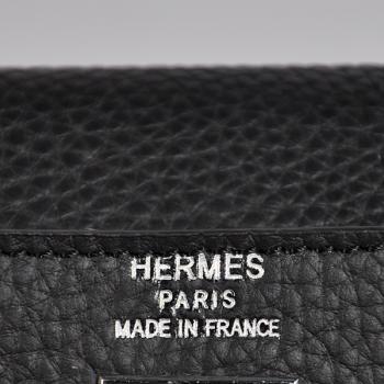 Hermes Kelly 60699 Cow Leather Black Bag Replica