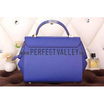 Hermes Stirrup Shoulder Bag Blue Electric 608093