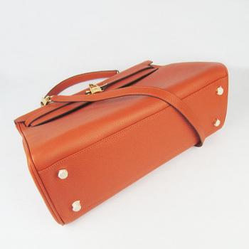 Hermes Kelly 6308 2way Orange Handbag