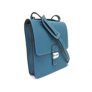 Hermes  bags H1148 Ladies Messenger Bag Blue