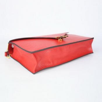 Hermes  bags 18322 Cross Body Bag Cow Leather Red