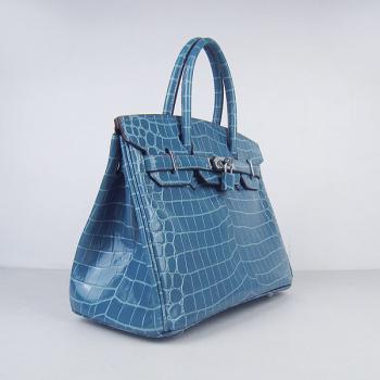 Hermes Birkin 6088 Ladies Handbag Blue