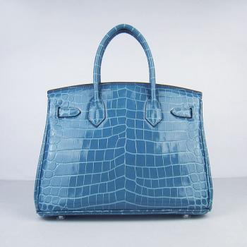 Hermes Birkin 6088 Ladies Handbag Blue