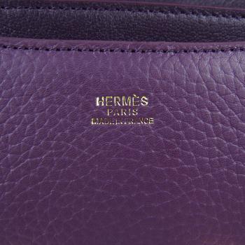 Hermes Constance H020 Ladies Cross Body Bag Purple