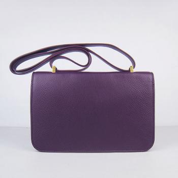 Hermes Constance H020 Ladies Cross Body Bag Purple