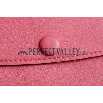 Hermes Azap Small Wallet Pink Leather 18926956 Replica