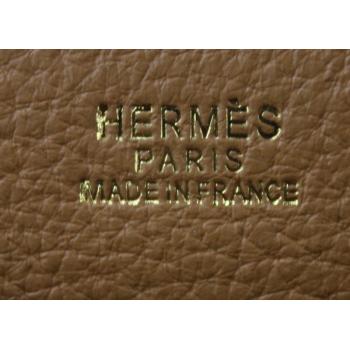 Hermes Stirrup bag 29343 Ladies Cow Leather Coffee