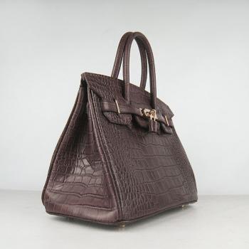 Hermes Birkin 6088 Ladies Handbag Coffee Replica