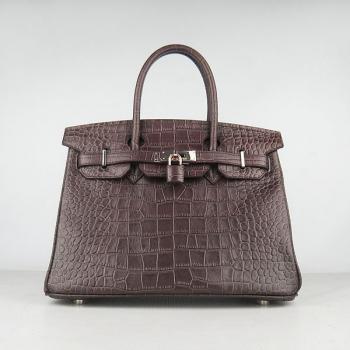 Hermes Birkin 6088 Ladies Handbag Coffee Replica