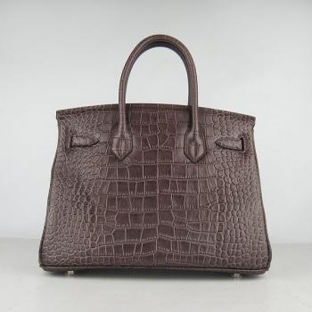 Hermes Birkin 6088 Ladies Handbag Coffee Replica