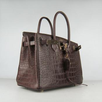 Hermes Birkin 6088 Ladies Handbag Coffee Replica