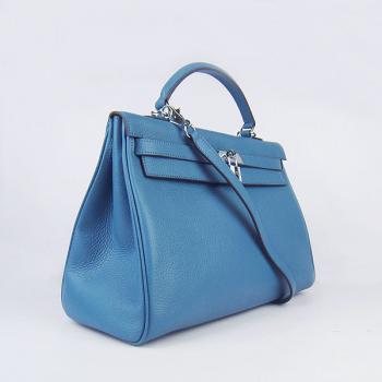 Hermes Kelly 6308 Ladies Blue Handbag