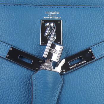 Hermes Kelly 6308 Ladies Blue Handbag