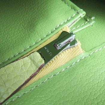 Hermes Constance H107 Ladies Cow Leather Green Handbag