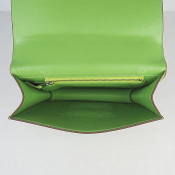 Hermes Constance H107 Ladies Cow Leather Green Handbag