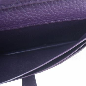 Hermes Wallet H015 Ladies Wallet Purple