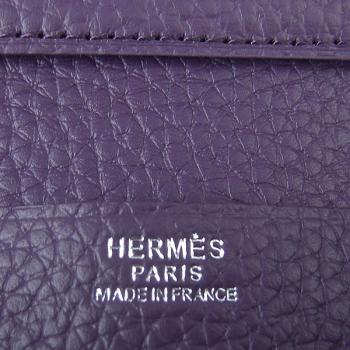 Hermes Wallet H015 Ladies Wallet Purple